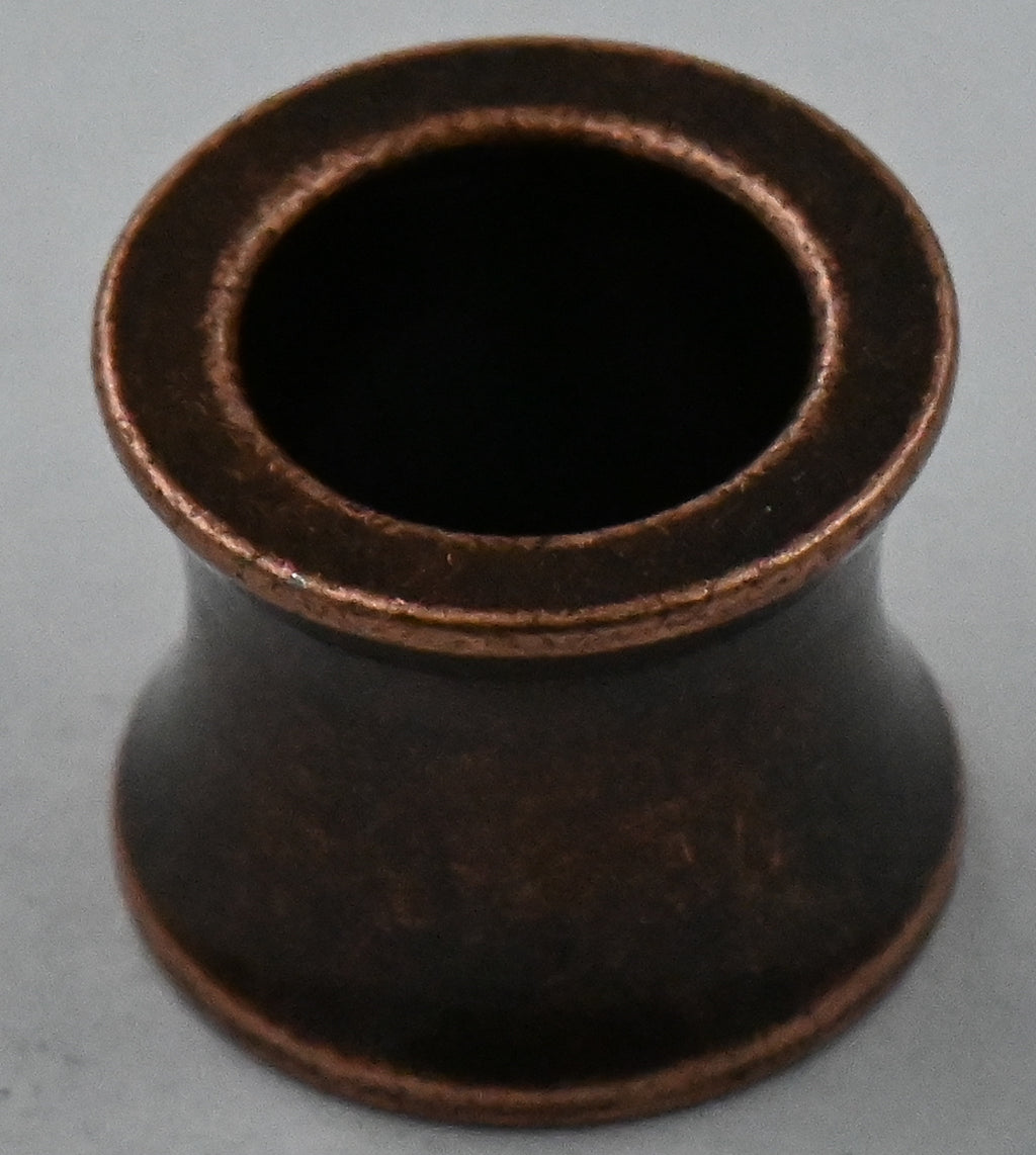 Stainless Steel Beads, 2pc, Large Hole Beads, 10x8mm Rose Gold Silver Copper Bronze Gunmetal