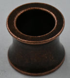 Stainless Steel Beads, 2pc, Large Hole Beads, 10x8mm Rose Gold Silver Copper Bronze Gunmetal