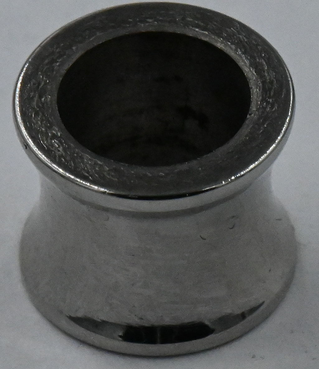 Stainless Steel Beads, 2pc, Large Hole Beads, 10x8mm Rose Gold Silver Copper Bronze Gunmetal