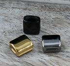 Stainless Steel Beads, 1pc, Large Hole Beads, 7x8mm Gold Silver Gunmetal