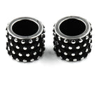 Stainless Steel Beads, Beaded Column, Antique Silver, 12.5x9.5mm,1pc