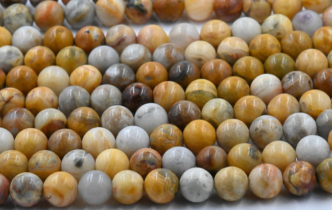 Natural Fossil Jasper 8mm Hover Image