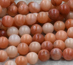 8mm Orange Peach Aventurine