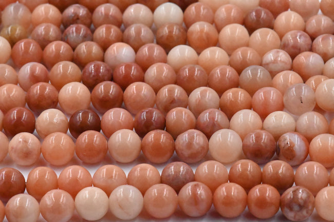 8mm Orange Peach Aventurine Hover Image