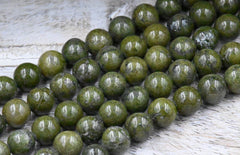 Natural Green Jasper 8mm