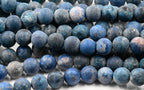 Natural Blue Turquoise 8mm Frosted
