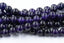 Blackberry Purple Jade 8mm Purple Jade Round Beads -15 inch strand