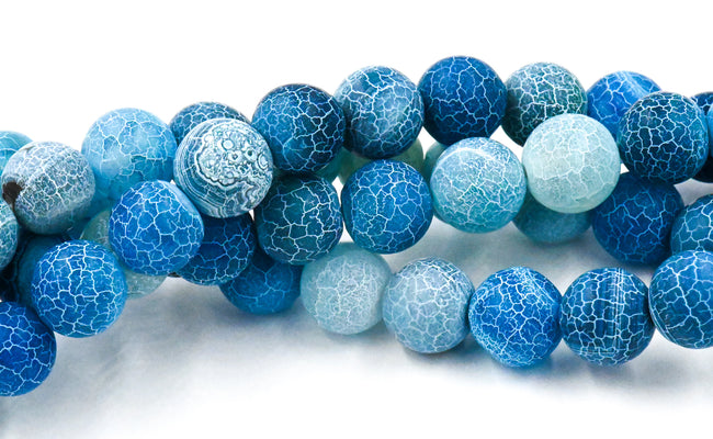 Weathered Blue Agate 10mm Hover Image