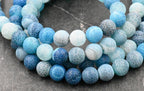 Weathered Blue Agate 10mm
