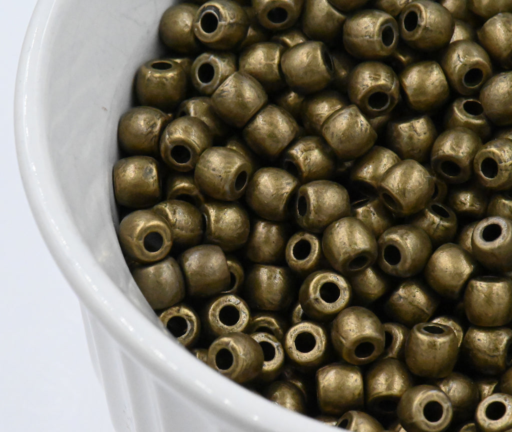 Antique Bronze, 6x5mm Barrel Spacer. Sold per pkg of 50