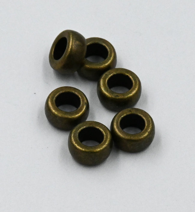 100pc, Antique Bronze, 7x4mm Rondelle Spacer Main Image