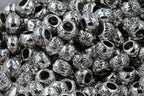 Antique Silver Tibetan Style Rondelle Sun Spacer Beads -50