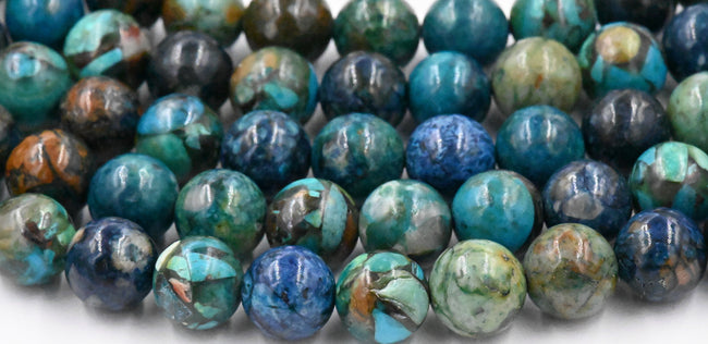 Azurite Beads, 6mm, 8mm A grade Full Strand Main Image