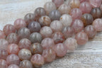 Madagaascar Rose Quartz 6mm, 8mm Pink Rose Quartz  -15 inch strand