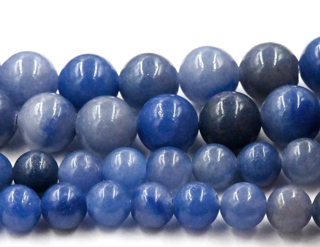 Blue Aventurine 4mm 6mm 8mm 10mm Hover Image