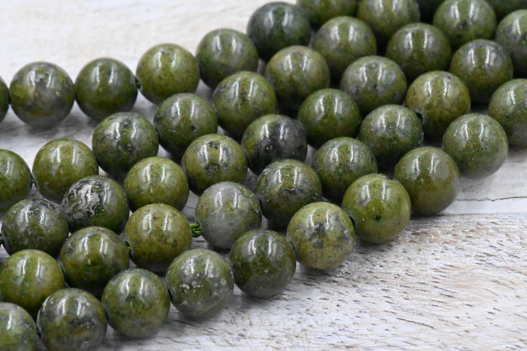 Natural Green Jasper 8mm