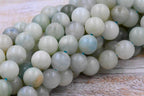 Aquamarine Beads Strands, 6mm, 8mm, grade B, Round -15.5 strand
