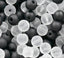 6mm 8mm Black and White Frosted Matte Glass Round Druk Cultured Sea Glass Beads - 100 beads