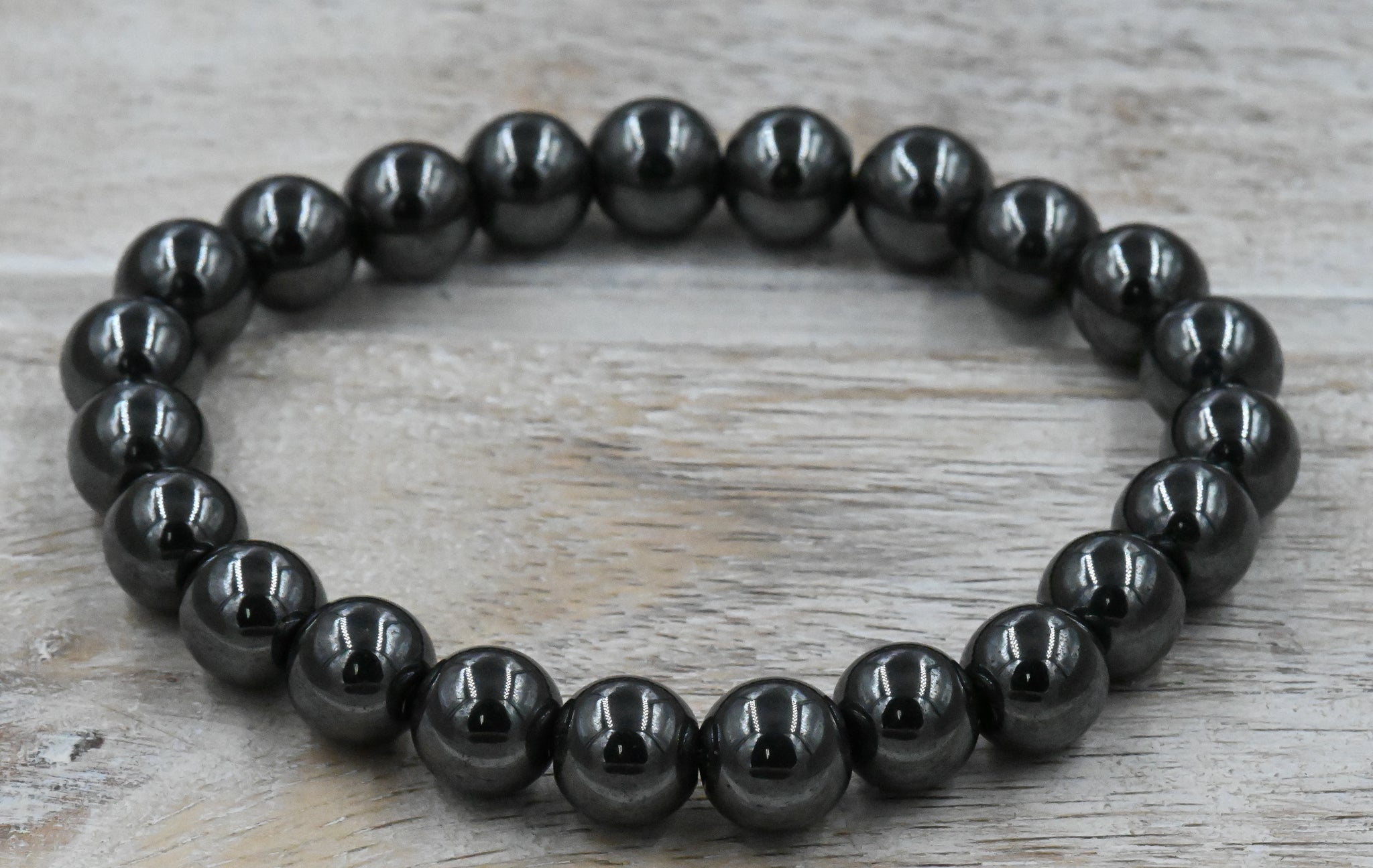 Custom Hematite Bracelet 6mm, 8mm or 10mm