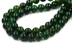 Natural Green Agate Beads Strands, 8mm