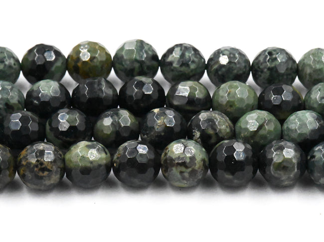 Rhyolite Jasper Beads Strands, Faceted, 8mm Hover Image