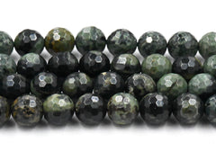 Rhyolite Jasper Beads Strands, Faceted, 8mm