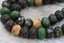 Picasso Rondelle Fall Forest Mix 25pc 6x8mm Faceted
