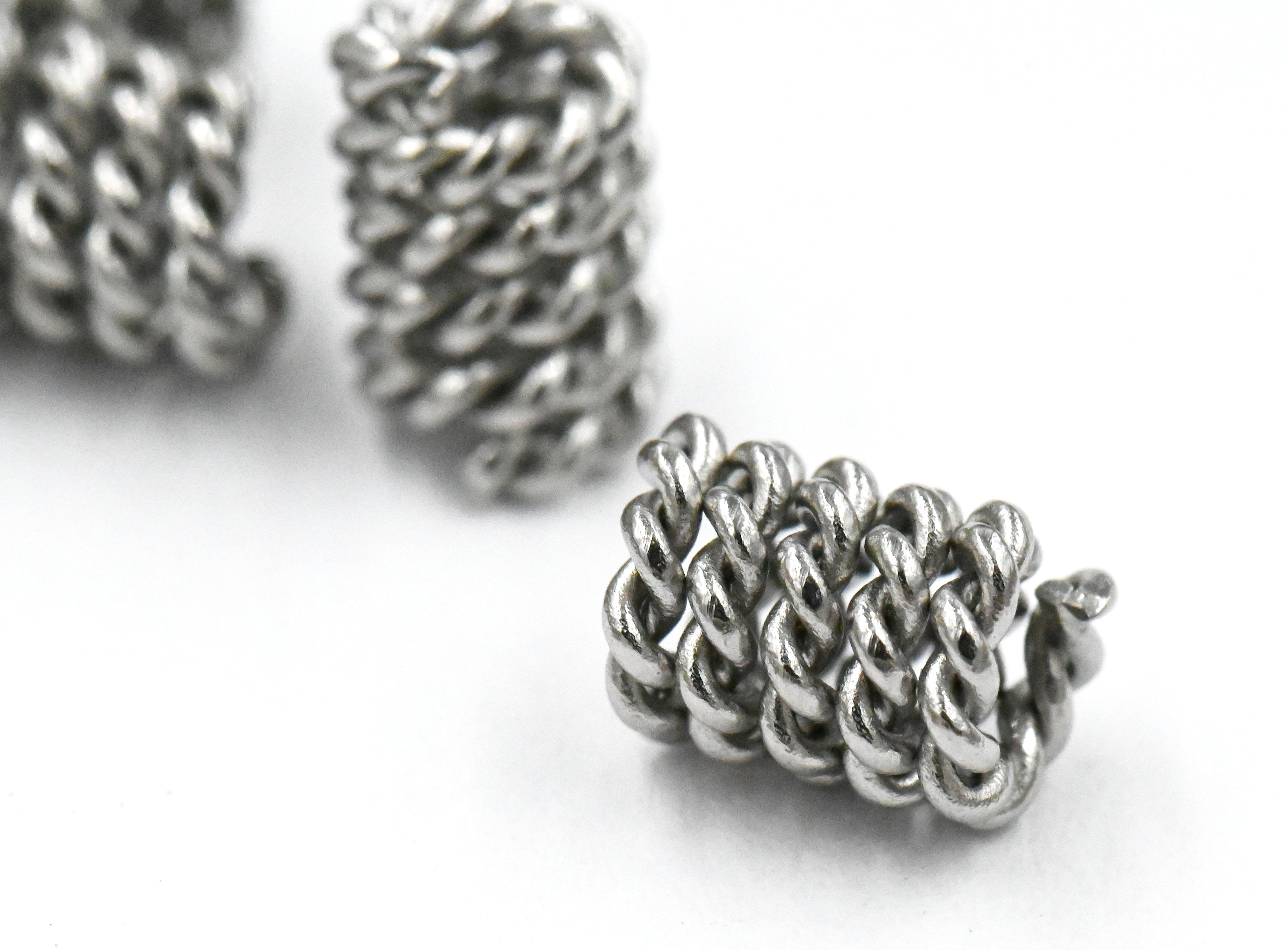 304 Stainless Steel Twisted Column Spacer -10pc