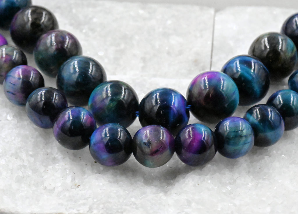 Galaxy Tiger's eye, Mixed Color A Grade 6mm 8mm 10mm