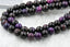 TWO STRANDS Rich Plum Purple Jade 8mm Purple Jade Round Beads -15 inch strand