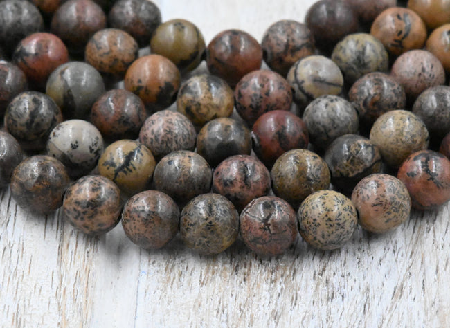 Coffee Bean Jasper 4mm, 6mm, 8mm, 10mm Hover Image