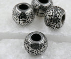 Chunky Stainless Steel Large Hole Beads. 1pc