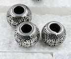 Chunky Stainless Steel Large Hole Beads. 1pc
