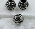 Butterfly Stainless Steel Large Hole Beads 1pc