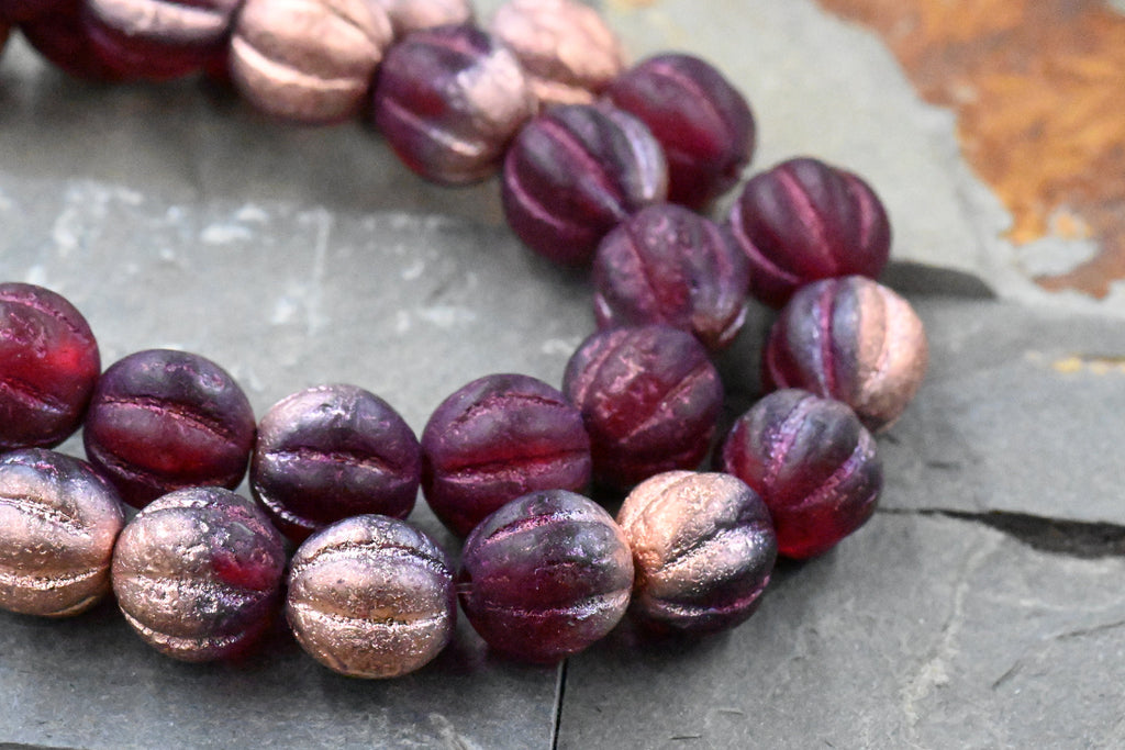 Copper Deep Cranberry Melon 20pc