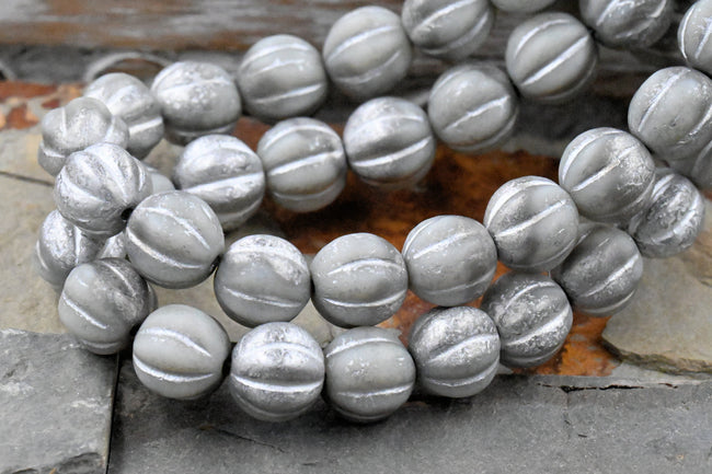 Platinum Silver Gray Melon 20pc Hover Image