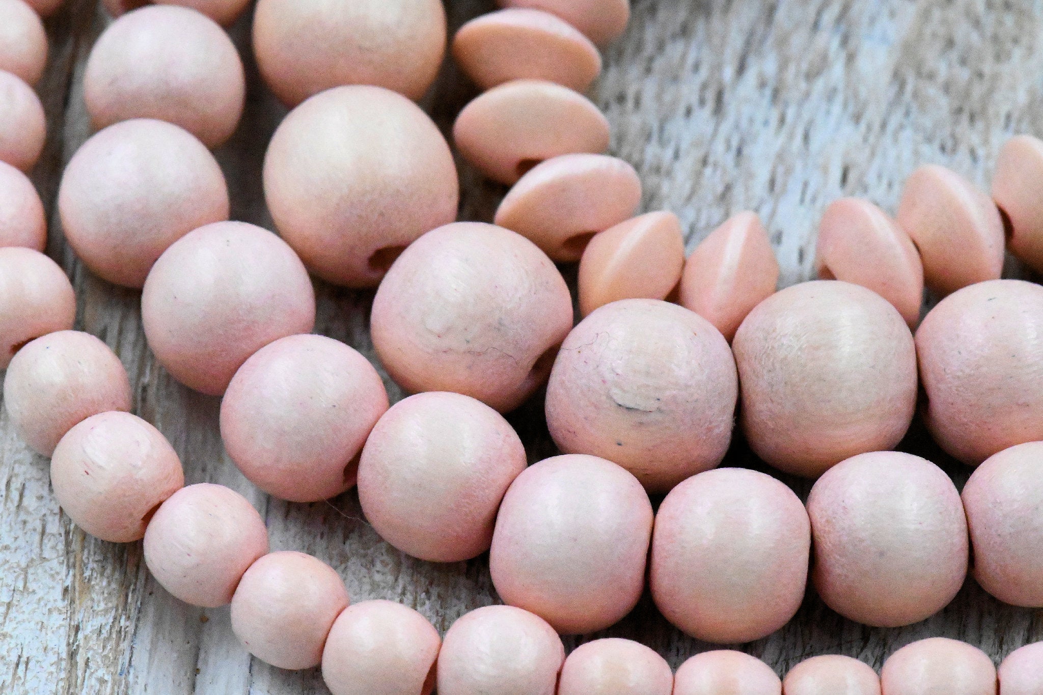 Bay Coral Beads 6mm 8mm 10mm Wood beads -16 inch strand