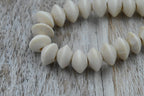 White Wood Beads