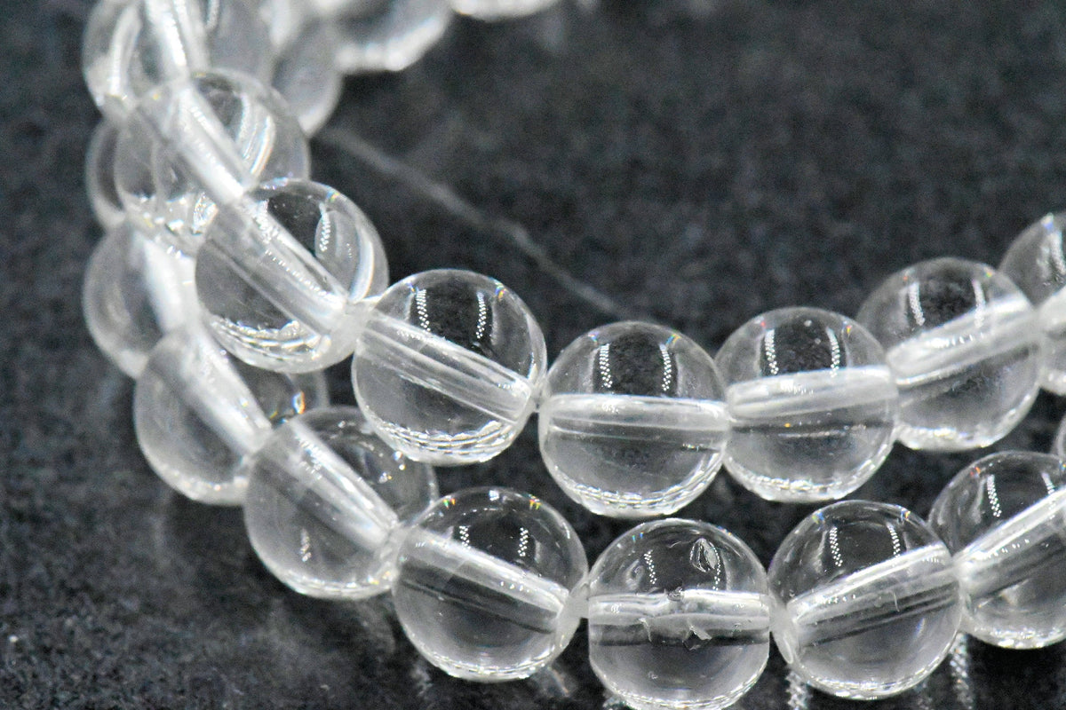 Clear Round Glass Beads 4mm, 6mm, 8mm, 10mm
