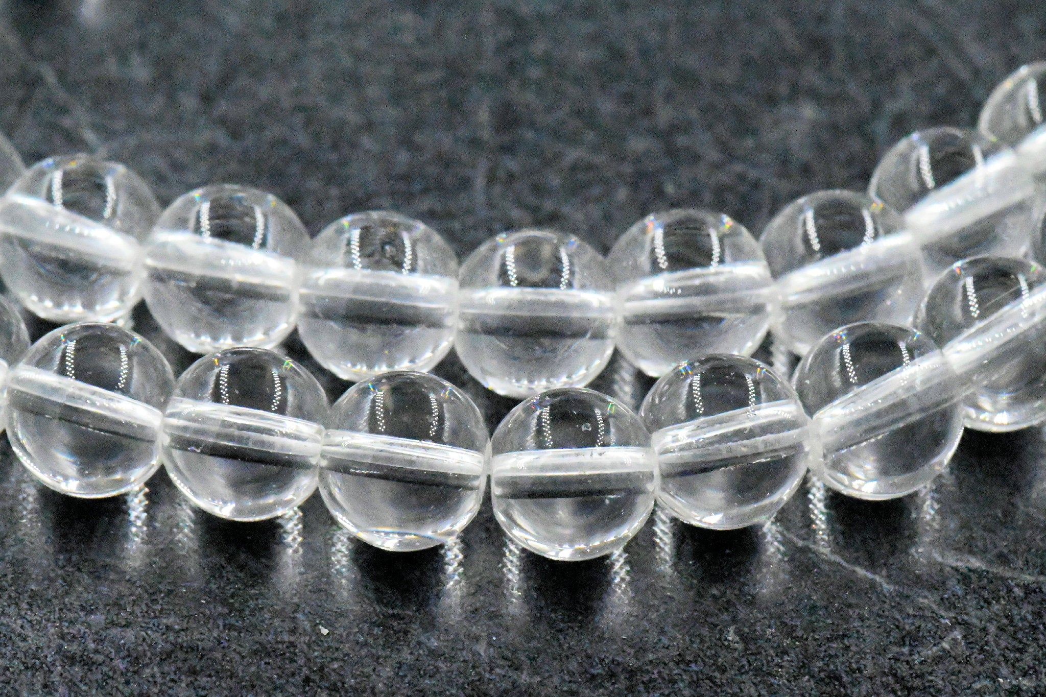 Clear Round Glass Beads 4mm, 6mm, 8mm, 10mm