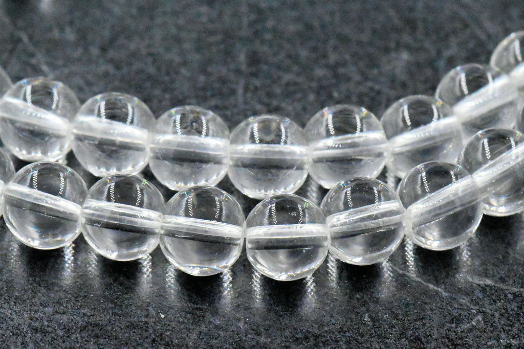 Clear Round Glass Beads 4mm, 6mm, 8mm, 10mm