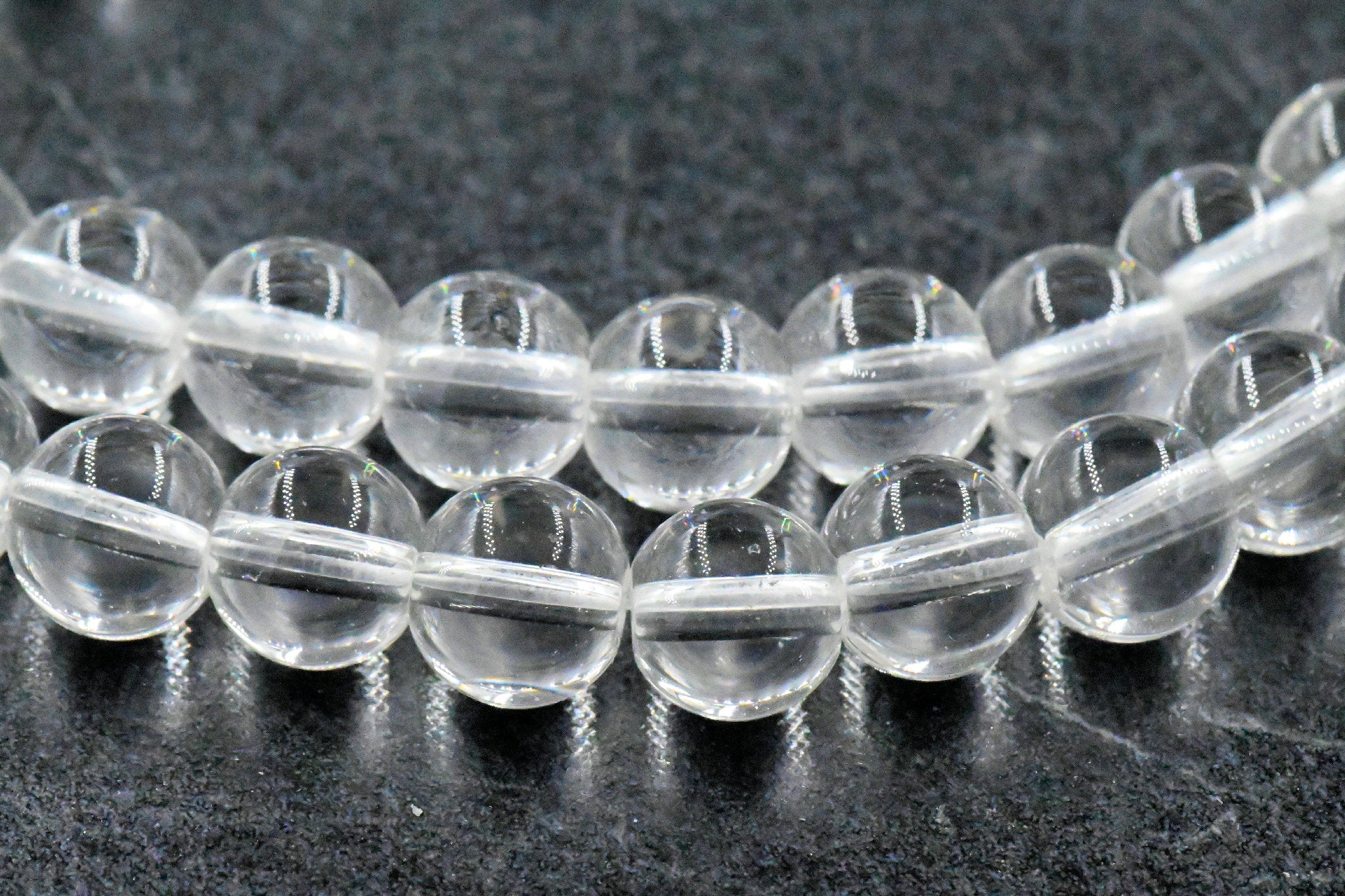 Clear Round Glass Beads 4mm, 6mm, 8mm, 10mm