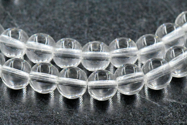 Clear Round Glass Beads 4mm, 6mm, 8mm, 10mm Main Image