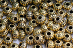 Antique Bronze, Gold or Silver 6x4mm Rondelle 100pc