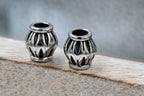 Large Hole Beads, 304 Stainless Steel Spacer Beads, 1pc Focal Antique Silver, 10.7x11.5mm