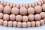 Spring Light Antique Peach Beads 6mm 8mm 10mm Wood beads -16 inch strand