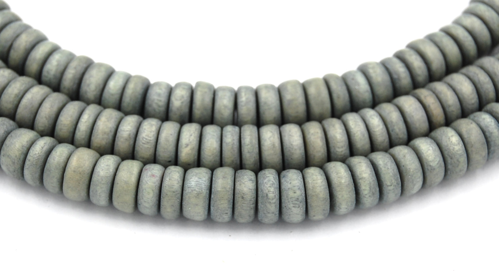Shadow Green Wash Wood Round 6mm 8mm 10mm 12mm 8x5mm Rondelle Light Green Boho Wood Beads Earth Green/Gray Beads -16 inch strand