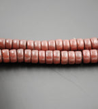 Synthetic Turquoise Beads Strands, Blue Heishi Beads, Dyed, Flat Round/Disc