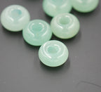 Large Hole Green Aventurine, European Beads, Round 12mm