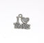 I Love Tennis Pewter Charm -1